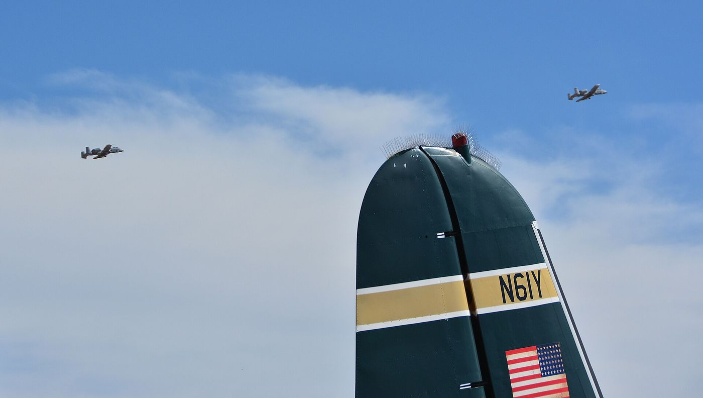 Vintage aircraft in Arizona